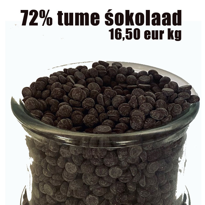 72% tume śokolaad